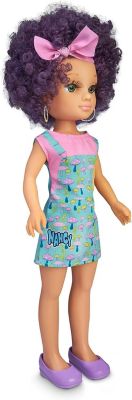 Image showing  Curly Power Fashion Doll with Purple Hair