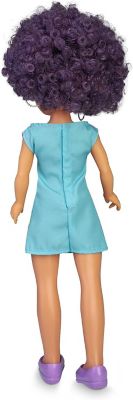 Image showing  Curly Power Fashion Doll with Purple Hair
