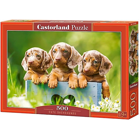 Castorland Cute Dachshunds 500 pc. Jigsaw Puzzle