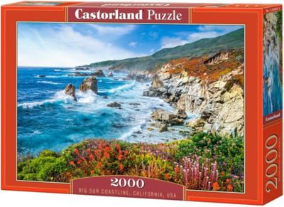 Castorland Big Sur Coastline, California 2000 pc. Jigsaw Puzzle