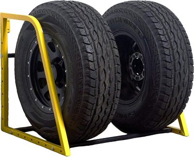 Image showing  28 in. Adjustable Wall-Mounted Tire Rack, BAC-110104