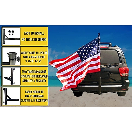 Avitec Hitch Mount Flagpole Holder BAC-110107 at Tractor Supply Co.