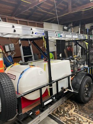 Image showing  250 lb. Capacity Steel Utility Ladder Rack