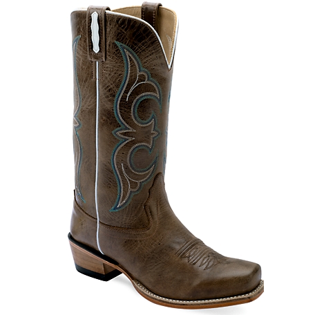 Old West Western Square Toe Boots
