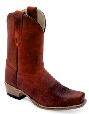 Old West Western Medium Square Toe Boots