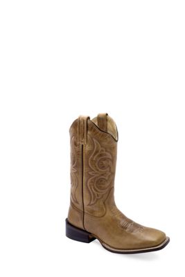 Old West Western Broad Square Toe Boots