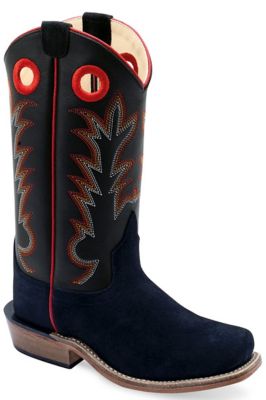 Old West Children's Medium Square Toe Boots