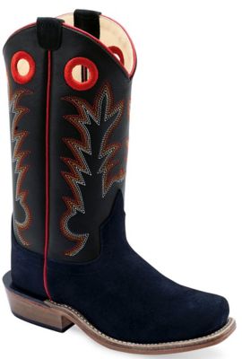Old West Youth's Medium Square Toe Boots