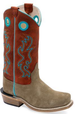 Image showing 0 th Old West Children's Medium Square Toe Boots