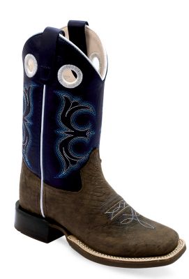 Old West Children's Broad Square Toe Boots