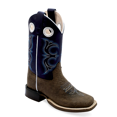 Old West Children's Broad Square Toe Boots
