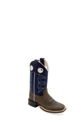 Old West Unisex Kids' Broad Square Toe Boots, BSY1969