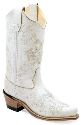 Old West Girls' Fashion Western Boots