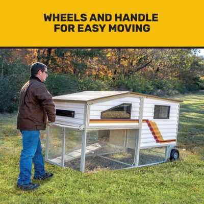 Image showing  Camper Tractor Chicken Coop, 8 Bird Capacity