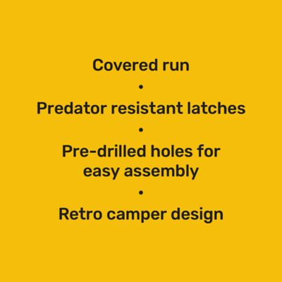 Image showing 6 th Producer's Pride Camper Tractor Chicken Coop, 8 Bird Capacity