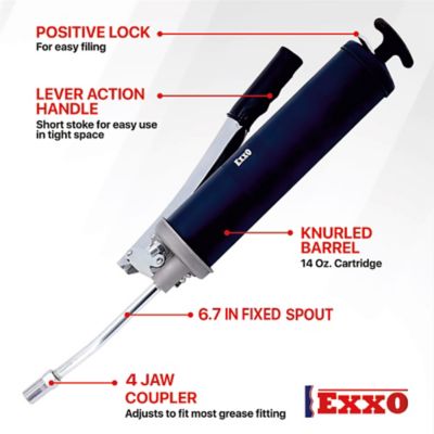 Image showing  Professional-Grade Lever-Action Grease Gun, 14 oz.