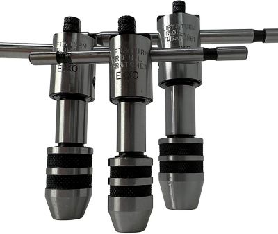 EXXO 3 pc. Ratchet Tap Wrench Set