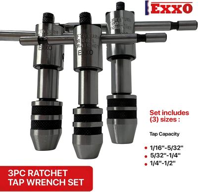 Image showing  Ratchet Tap Wrench Set, 3 pc.