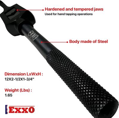 Image showing  3 pc. Adjustable Tap Handle Wrench Set