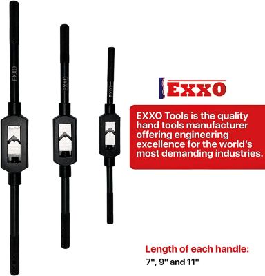 Image showing  3 pc. Adjustable Tap Handle Wrench Set