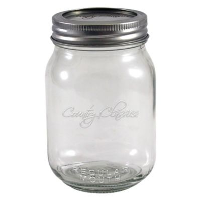 Image showing  16 oz. Regular Mouth Jars, 12 ct.