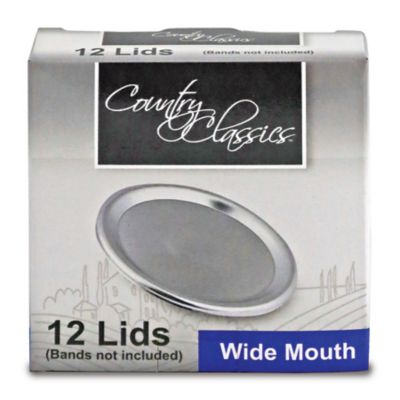 Country Classics Wide Mouth Lids, 12 ct.