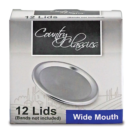 Country Classics Wide Mouth Lids, 12 ct., 4 Pack
