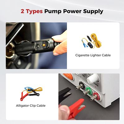 Image showing  2.64 GPM 68,000 BTU Outdoor Portable Propane Tankless Water Heater with 12V Water Pump Kit, White