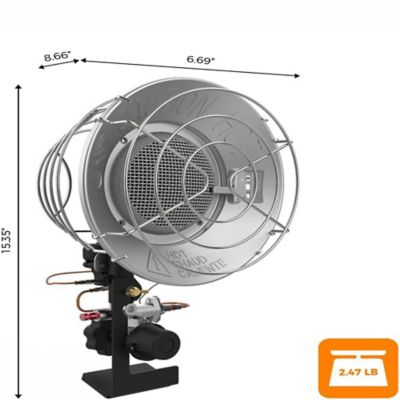 Image showing  Tank Top Infrared Propane Heater, Single Burner, 15,000 BTU