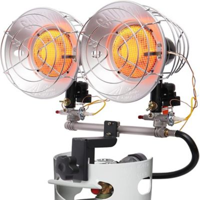 Camplux Tank Top Rapid Propane Heater, Dual Burner, 30,000 BTU