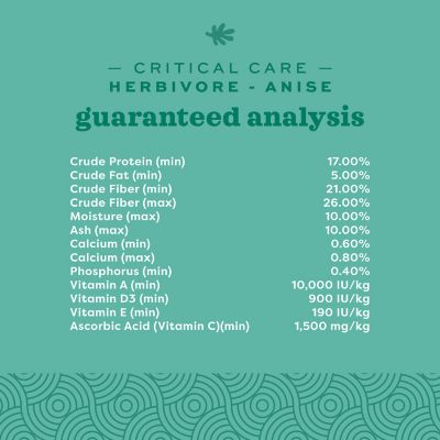 Image showing  Critical Care Herbivore Anise Powder Supplement for Small Pets, 4.97 oz.