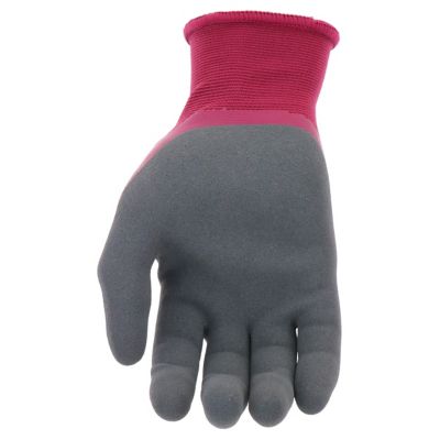 Image showing  Unisex Polyester Water-Resistant Dual Coated Latex Work Gloves, 1-Pair