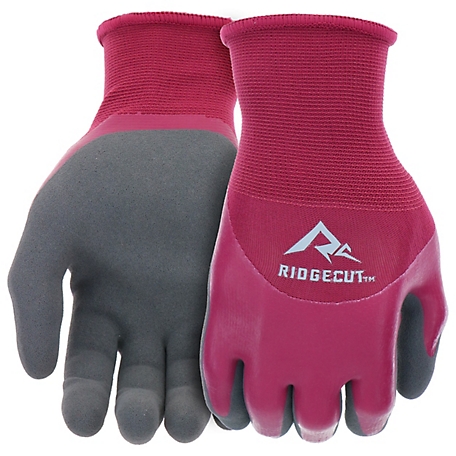 Ridgecut Water-Resistant Dual Coated Latex Work Gloves