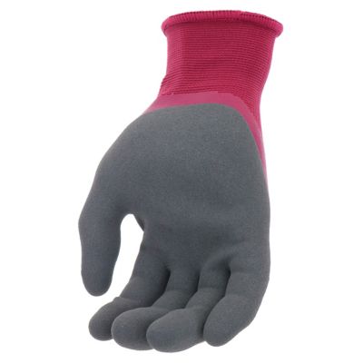 Image showing  Unisex Polyester Water-Resistant Dual Coated Latex Work Gloves, 1-Pair