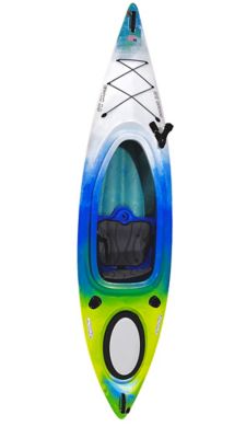 Image showing  10 ft. 3 in. Coast Sit-Inside Kayak with Paddle, Citrus Blue/White
