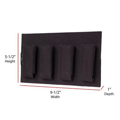 Image showing  Four Pistol Magazine Holder for Gun Safe, 5-1/2 in. x 9-1/2 in.