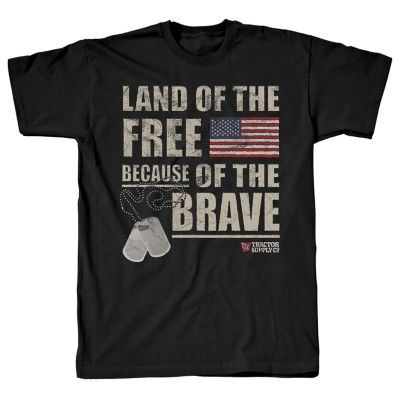 Tractor Supply Men's'Land of the Free Graphic Short-Sleeve T-Shirt