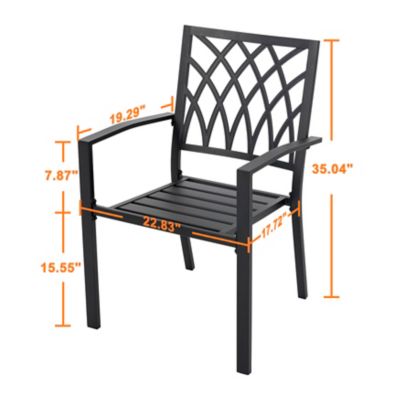 Image showing 5 th Nuu Garden Outdoor Patio Chairs, 2 pk.