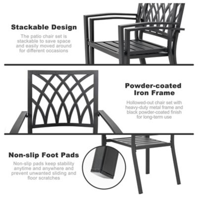 Image showing 6 th Nuu Garden Outdoor Patio Chairs, 2 pk.