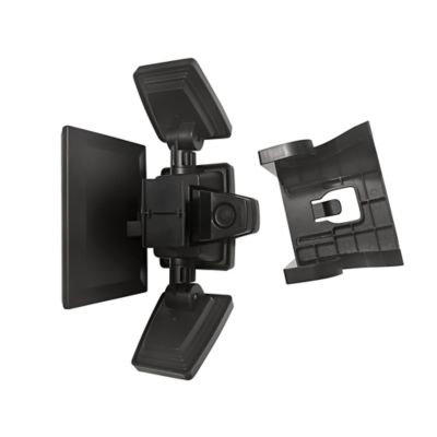 Image showing 5 th INSERT SOLAR Toolless Easy-Install 1,000-Lumen Gutter-Mount Triple-Head Solar Security Light, Black