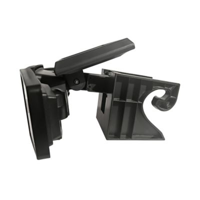 Image showing 7 th INSERT SOLAR Toolless Easy-Install 1,000-Lumen Gutter-Mount Triple-Head Solar Security Light, Black