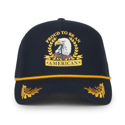 Outdoor Cap Men's 5-Panel Eagle Americana Foam Front Mesh Snapback Hat