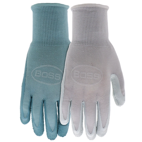 Boss Tactile Grip Crinkle Foam Latex Work Gloves
