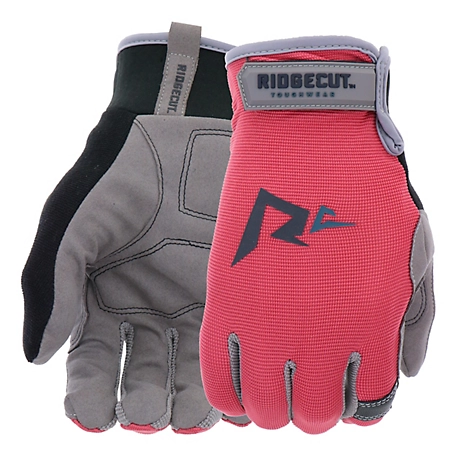 Ridgecut Synthetic Leather Padded Performance Work Gloves