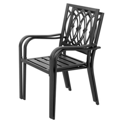 Image showing  Outdoor Cast-Aluminum Patio Chairs, 2 pk.
