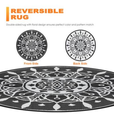 Image showing  Polypropylene Outdoor Reversible Rug, 5 x 5ft., SO08