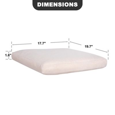 Image showing 5 th Nuu Garden Outdoor 2-Pack Replacement Seat Cushions, MH-0110