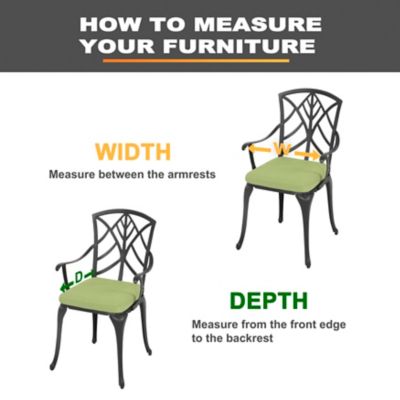 Image showing 9 th Nuu Garden Outdoor Replacement Seat Cushions, 2 pk., M02GN