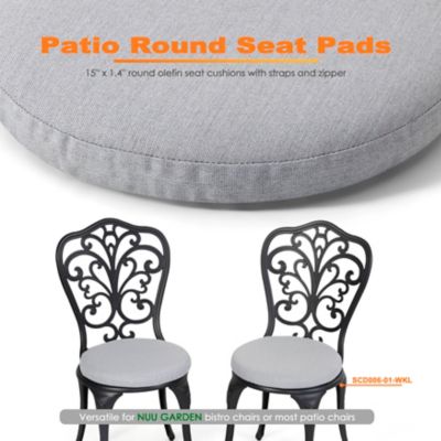 Image showing 6 th Nuu Garden Outdoor Replacement Seat Cushions, 2 pk., M04GR