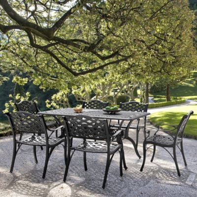 Image showing 9 th Nuu Garden 7 pc. Cast-Aluminum Patio Dining Set, Vintage Patterns